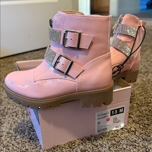 NWT Kids Pink Boots